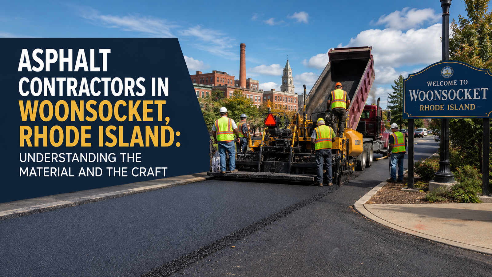Asphalt Contractors in Woonsocket, Rhode Island: Understanding the Material and the Craft